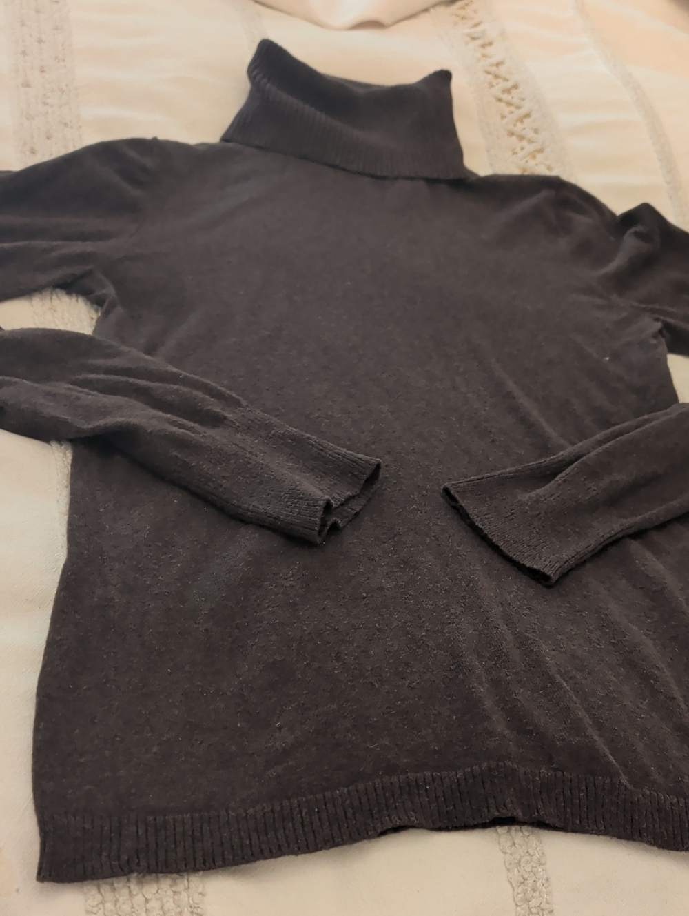 GAP Black Turtleneck Sweater - Women's Slim Fit